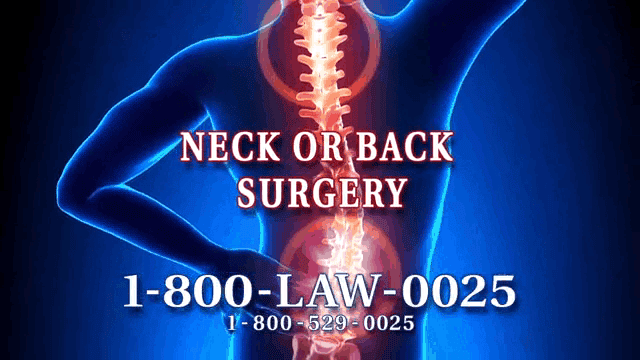 Neck & Back Surgery case